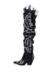 Cape Robbin Kelsey-21 Cowboy Boots Over Knee Rhinestone Western Cowgirl Boots