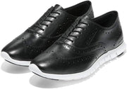 Cole Haan Zerogrand Wing Ox Closed Hole II Black Leather/Optic White Sneakers