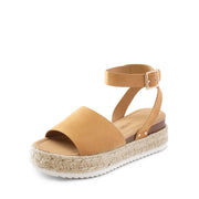 DREAM PAIRS Platform Espadrilles Casual Ankle Strap Wedge Sandals Summer Shoes 7