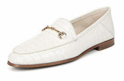 Sam Edelman Loraine Natural Multi Leather Slip-On Chain Detail Vamp Loafers