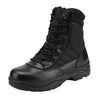 NORTIV 8 Men's Military Work Boots Side Zipper Leather Motorcycle Combat Boots 7.5