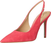 Sam Edelman Hazel Sling Dahlia Pink Pointed Toe Stiletto Heeled Pumps (Wide)