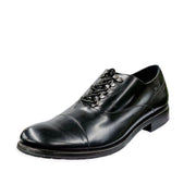 Tod's Men's Franc. Trekking Shoes Oxfords Sneakers Black Leather Lace Up Wingtip