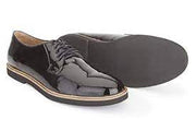 Soul 36 Grant Patent Leather Black Casual Lace Up Oxfords Suede Casual Shoes