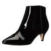 XYD Women Chic Low Kitten Heel Pointed Closed Toe Side Fashion Short Booties 8