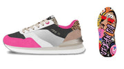 Urban Pop Art Sneaker in Pink & Black