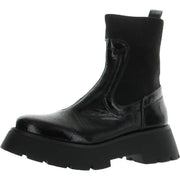 Circus By Sam Edelman Leslie Black Pull On Chunky Lug Sole Chelsea Platform Boot