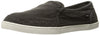 Sanuk Women's Pair O Dice Washed Black Sneakers Slip on Flats
