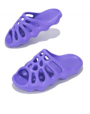 Cape Robbin Pond Purple Slip ON Wedge Rubber Waterproof Pool Slide Mule Sandals