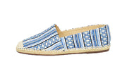 Schutz Bobi Blue Canvas Espadrille Flat Slip-On Flat Boat Summer Shoes