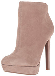 Jessica Simpson Zamia Warm Taupe Wrapped Stiletto Heel Platform Ankle Boots