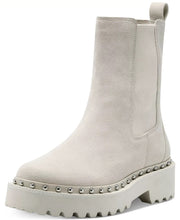 Vince Camuto Meendey Milky White Pull On Rounded Toe Chelsea Fashion Boot