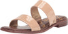 Sam Edelman Haydee Light Latte Fashion Slip On Open Toe Heeled Slides Sandals
