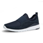 Me Too Glory Slip On Comfort Sneakers Slip On Navy Bardolino Textured Suede