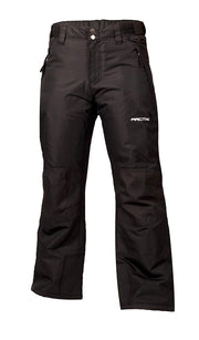 Arctix Youth Snow Pants with Reinforced Knees and Seat, Black
