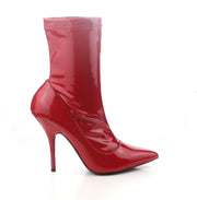 Cape Robbin Glossy Red Stiletto High Heel Pointed Toe Boots