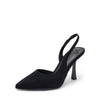 ShoeDazzle JustFab Pointed Toe High Stiletto Slingback Slip-on Suede Dress Pumps 12