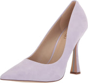 Sam Edelman Antonia Misty Lilac Pointed Toe Slip On Spool Heel Fashion Pumps