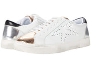 Steve Madden Women's Leather & Suede Lace-up Round-toe Sneakers ROSE GOLD MULTI