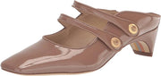 Sam Edelman McKenna Soft Taupe Elegant Squared Toe Slip On Fashion Mules Shoes