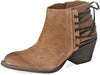 Klub Nico Berta Tobacco Suede Chunky Heel Western Ankle Bootie For women