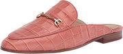 Sam Edelman Linnie Terracotta Rose Slip On Almond Toe Embellished Loafer Mules