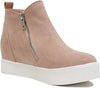 Soda Taylor Dusty Mauve Hidden Fashion Wedge Sneaker Shoes Side Zipper (7)