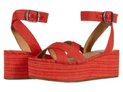 Lucky Brand Women's Bikaro Espadrille Wedge Sandals GRENADINE