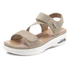 mysoft Summer Air Cushion Platform Ankle Strap Comfortable Casual Wedge Sandals 6W