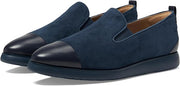 Cole Haan Grand Ambition Slip On Loafers Navy Blazer Suede Pointed Toe Flats