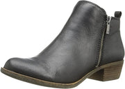 Lucky Brand Basel Women's Ankle Boot Black Leather