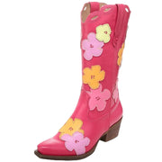 Circus by Sam Edelman Jill 2 Pink Multi Color Block Flower Patchwork Boots