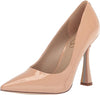 Sam Edelman Antonia Beige Blush Pointed Toe Slip On Spool Heel Fashion Pumps