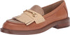 Sam Edelman Cammi Light Cuio Brown/Chai Cream/Eggshell Almond Toe Slip On Loafer