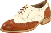 Wanted Shoes Women's Babe Oxford, Tan/Natural