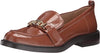 Sam Edelman Christy Burnt Caramel Closed Toe Block Heel Slip On Leather Loafers