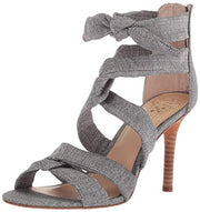 Vince Camuto Women's Chania Grey Open Tie High Heel Dress Pumps