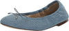 Sam Edelman Felicia Montrose Blue Slip On Round Toe Flexible Ballet Flats