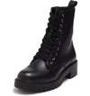 Steve Madden Checker Fashion Lace Up Rounded Toe Combat Chunky Ankle Boots 6.5