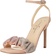 Jessica Simpson Owina Blush Pink Embellished Stiletto Heel Open Toe Sandals