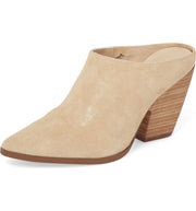 Charles by Charles David Nico Taupe Block Heel Bootie Pointed Toe Western Mule