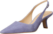 Sam Edelman Bianka Dusty Violet Slingback Kitten Heel Pointed Toe Wide Pumps