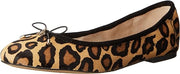 Sam Edelman Felicia New Tan Slip On Bow Detail Rounded Toe Narrow Ballet Flats