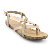 Blowfish Malibu Granola-B Blush/Light Taupe Dyecut/Solar Strappy Flat Sandal