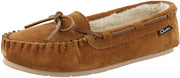 Clarks Women's Suede Moccasin  Indoor and Outdoor Slipper