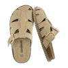CUSHIONAIRE Benson Biscuit Suede Slip-On Buckle & Contoured Cork Footbed Sandals 6