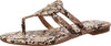 Circus By Sam Edelman Canyon Black/White Roccia Snake Print Thong Flats Sandals