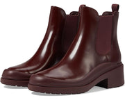 Cole Haan Grand Ambition Westerly Bloodstone Leather Pull On Rounded Toe Boots