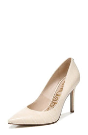 Sam Edelman Hazel Eggshell Stiletto Dress Shoes Pointed Closed Toe Pumps