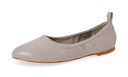 1.State Salen Iris Grey Soft Leather Flexible Sole Elastic Topline Ballet Flats